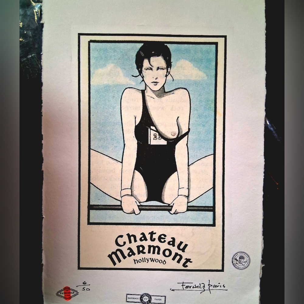 Nagel, Chateau Marmont Hollywood, Print By Fairchild Paris